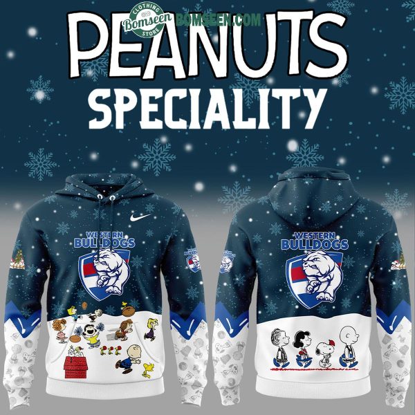 Western Bulldogs Peanuts & Snoopy Hoodie T Shirt