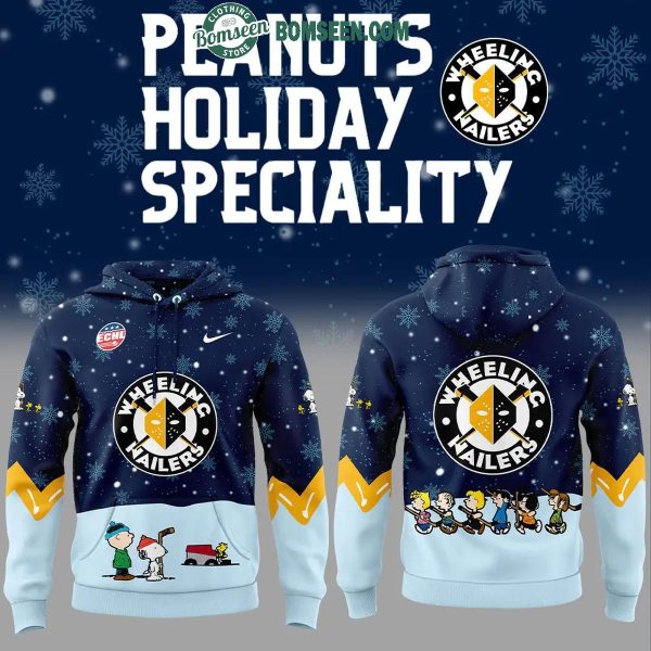 Wheeling Nailers 2024 Snoopy Celebrating Peanuts Holidays Hoodie T-Shirt