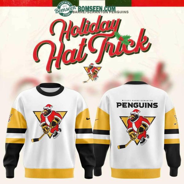 Wilkes-Barre_Scranton Penguins 2024 Hat Trick Holidays Hoodie T-Shirt